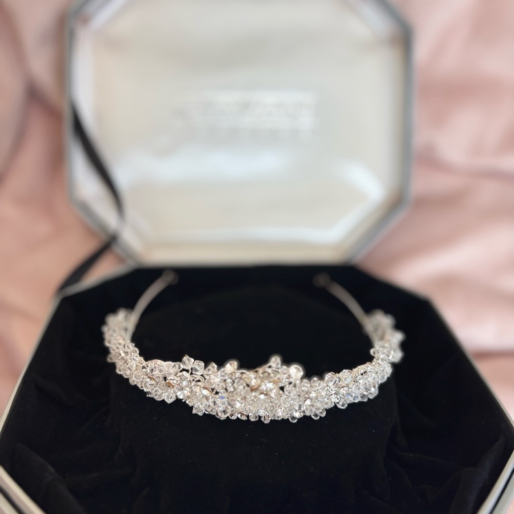 Dazzling Silver Crystal Headband